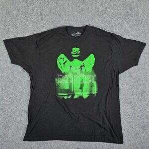 The Exorcist Movie T-Shirt Graphic Print Horror Black/Green Men's 3XL Halloween‎